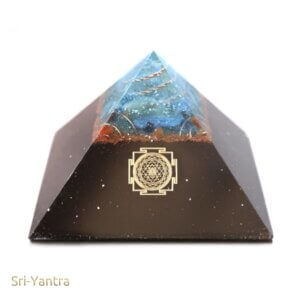 skalar pyramide orgonit wasser sri-yantra 16cm